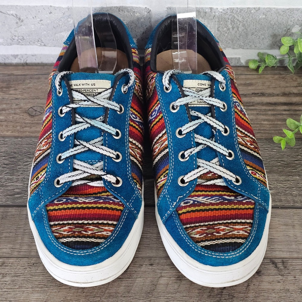 Passeri Handmade Peru Baby Alpaca Sneakers EU 39 Womens‎ 8.5 Woven Boho Fesitval - Picture 4 of 9
